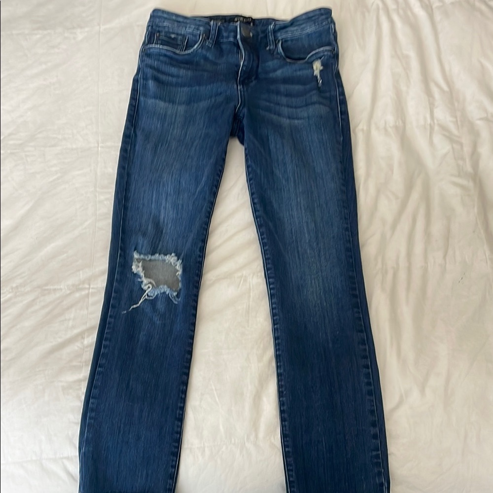 Women's Blue Distressed Jeans STS BLUE